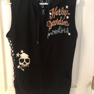 Harley Davidson Zip Vest